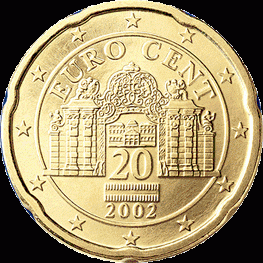 20 Cent UNC Oostenrijk